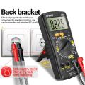 ANENG SZ08 Digital Multimeter Ultra-Thin Storage Professional Multimetro Auto Voltmeter AC DC Resistance Handhold Testers(Black) - multimeter. 