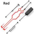 Happybuyner Bike Helmet LIght Outdoor Fashion LED Lights Motorcycle Helmet Kit Night Riding Signal Flashing Stripe Bar.