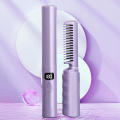 2 In 1 Lazy Straightener Hair Hot Comb Portable Mini USB Rechargeable Hair Straightener Fast Heating Hair Styling Tools. 