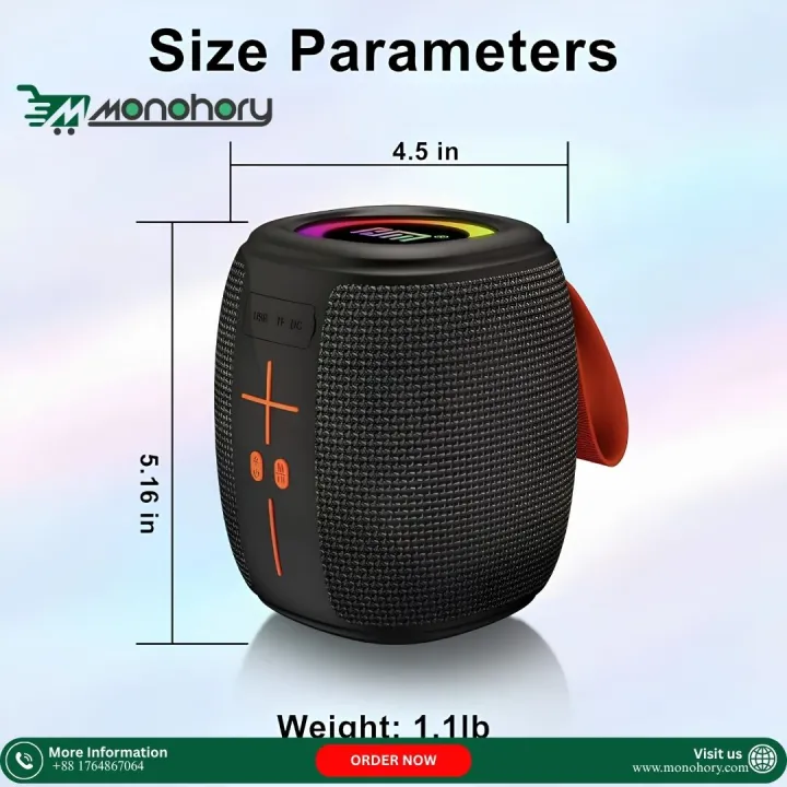 HM-805 Size Parameters