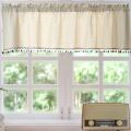 Rod Pocket Valances Decoration Short Curtains for Shop Panel. 