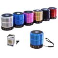 Wireless Speaker Metal Mini Wireless Portable Subwoof Sound Loudspeaker Support TF/USB/FM/Hands-Free Multifunction.