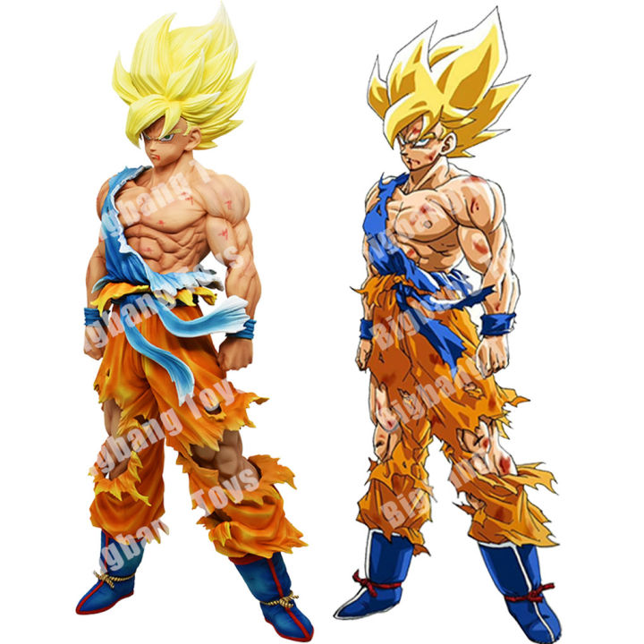 28cm Dragon Ball Z Figure Goku Anime Figures Super Saiyan Goku Gk Statue Gokou PVC Model Toys Doll Collectible Gifts Superman