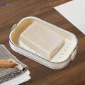 Soap Dish Holder Lightweight Soap Plate for Home Bathroom Countertop.