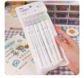 6 Colors Star/Heart/Moon/Drop/Square Stamp Double Headed Art Marker Highlighter Pen for Scrapbook Diary Poster Christmas Card. 
