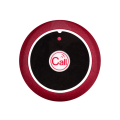 5Pcs Call Button Restaurant Pager Wireless Waiter Transmitter 433MHz for Hookah Bar Cafe Customer Service Red B. 