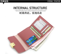 Ladies clutch purse Mini Wallet For Women Card Holder Short PU Leather Bags Short Small Coin Keeper for Girls.