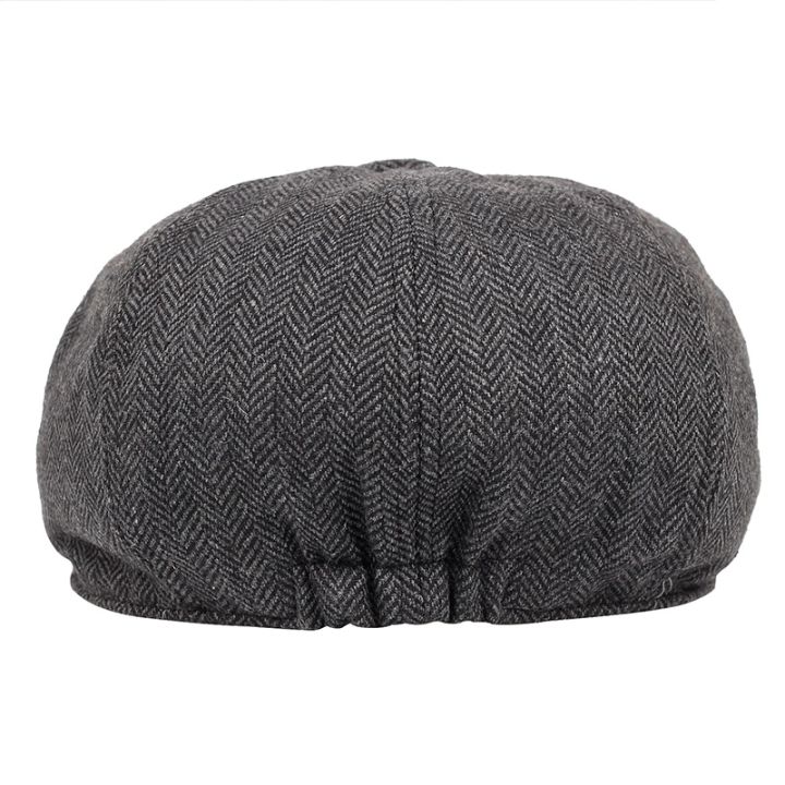 Men%20beret%20vintage%20Herringbone%20Gatsby%20Tweed%20hat%20Newsboy%20Beret%20Hat%20spring%20Flat%20Peaked%20Beret%20Hats%20-%20Image%204