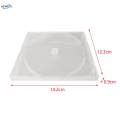10 Pieces Clear CD Cases DVD Disc Case DVD Cases for Travel Car Home Office. 