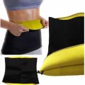 Sweat Slim Belt - Black and Yellow.