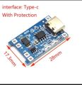 TP4056 Type C 5V 1A 18650 Lithium Battery Charger Module With Protection Dual Functions TP 4056 Charging Module [1PS]. 