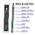 Main Flex Cable For Samsung Note 10 Lite Note 20 S10 Plus S20 Fe Ultra / Note 10 Plus 5G Connect Mainboard To LCD Screen Ribbon.