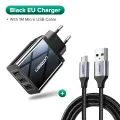 UGREEN 3 Ports Fast Charger for Xiaomi Redmi Samsung iPhone Huawei 5V3.1A Travel USB Charger Universal Charger Wall Charger. 