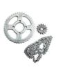 motorcycle chain and sprocket kits For Bajaj CT 100.