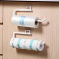 Kitchen Paper Roll Holder Towel Rack Cabinet Rag Rack Bathroom Storage Rack Household.