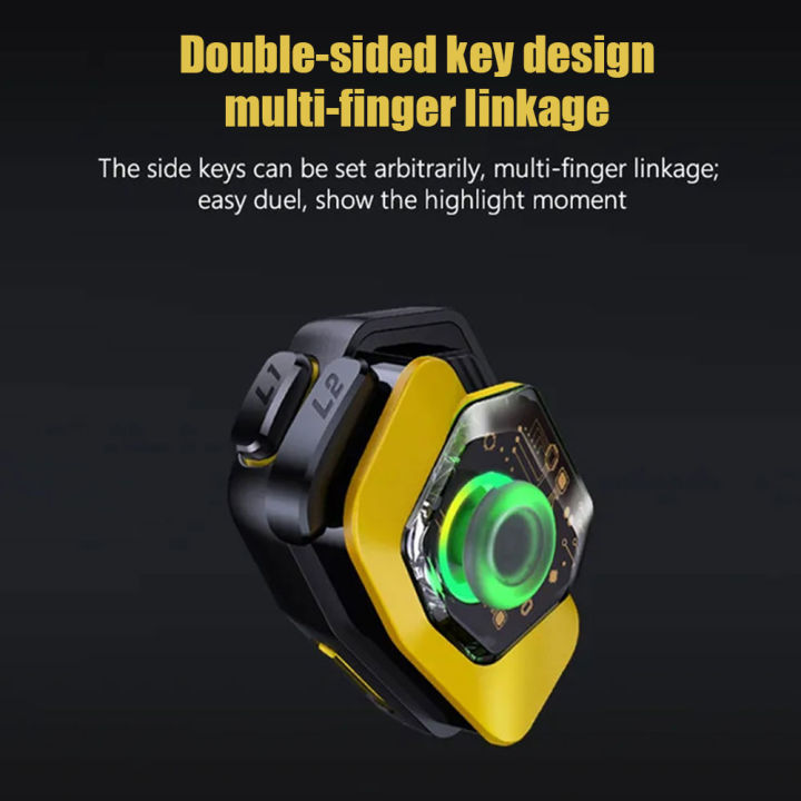Bluetooth-compatible%205.0%20Game%20Trigger%203%20Finger%203D%20Joystick%20Type-C%20Rechargeable%20Aim%20Triggers%20Accessories%20for%20PUBG%20Mobile%20-%20Image%203