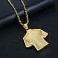HNSP Lionel Messi 10 Jersey Pendant Chain Necklace For Men Boy Soccer Fan Football Hip Hop Jewelry Messi Accessories. 