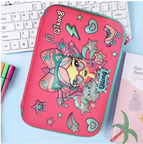 Qitong%20Rainbow%20Dot%203D%20Pencil%20Case%20pencil%20Box%20with%20Compartments%20-%20Kids%20Large%20Capacity%20School%20Supply%20Organizer%20Students%20Stationery%20Box%20-%20Girls%20Boys%20Pen%20Pouch%20-%20Image%202