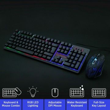 K-13%20Keyboard%20Mouse%20Combo%20Rainbow%20Backlit%20Multimedia%20Ergonomic%20Usb%20Gaming%20Keyboard%20+%20Wired%202400DPI%204%20Buttons%20Optical%20LED%20Usb%20Gaming%20Mouse%20Sets%20-%20Image%204