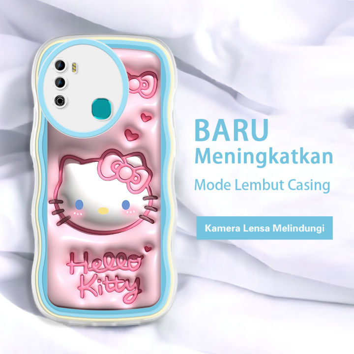 FELMYST%20Case%20For%20Infinix%20Hot%209%20Play%20Hot%20Ins%20Cartoon%20Cute%20Hello%20Kitty%20Mobile%20Phone%20Casing%20Shockproof%20Soft%20Back%20Cover%20for%20Girl%20-%20Image%202