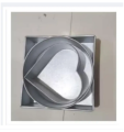 Aluminium Square/ Heart/ Round Shape Cake Mold/ Pudding Mold Full Set - Cake Decoration Tools. 