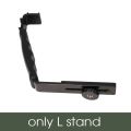 Ulanzi L Mic Stand With 2 Hot Shoe for Zhiyun Smooth Q Stabilizer/Feiyu Gimbal/Boya By-MM1 Microphone/Video Light Stand/iPhone 7.