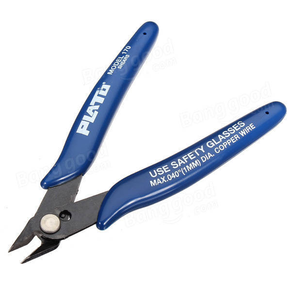 Wishful Clamp DIY Electronic Diagonal Pliers Side Cutting Nippers Wire Cutter