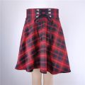 Women's Basic Versatile Flared Casual Mini Skater Skirt High Waisted School Skirt Goth Skirt Punk Skirt Black Skirt Harajuku.