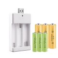 2/3/4 Slots USB AA AAA Battery Charger Ni-MH/Ni-Cd rechargeable battery portable charger Lightweight universal battery charger. 