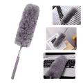 1Pcs /Adjustable Soft Microfiber Feather Duster Anti Static Dust Extend Handle Household Dusting Brush Cleaning Tools. 