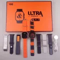 Y80 Ultra Smartwatch With 8 Strap. 
