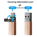 Otg Card Reader Universal 2-in-1 Memory Card Reader High Speed Compact Size Plug-and-play No Driver Required for Sd Tf Cards Usb-c Card Reader. 
