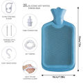 6Pcs Enema Bag Kit Rubber Enema Cleaner Includes 2L Hot Water Bottle 4.9ft Hose Controlled Water Flow Valve 2 Syringe Pipe Hook. 