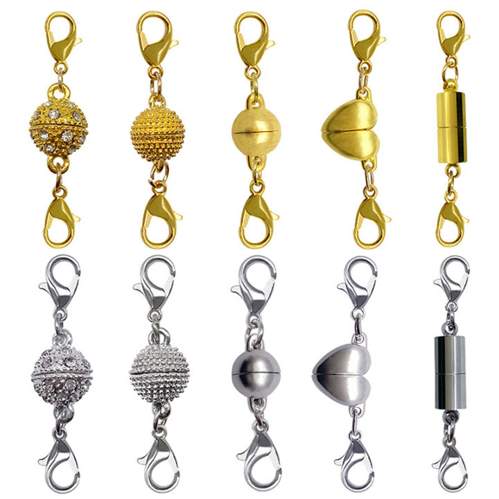 10pcs%20Magnetic%20Jewelry%20Clasps%20Accessories%20DIY%20Necklace%20Bracelet%20Jewelry%20Making%20-%20Image%202