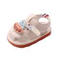 Summer New Whistle Boys' Sandals 0-1-2 Year Old Cow Muscle Sole Children's Calling Female Baby Shoes 2703.