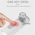Portable Mini Handheld Mesh Nebulizer Machine/ Ultrasonic Steam Inhaler Nebulizer Machine For Child & Adults Nebulization-Smart USB Connector . 