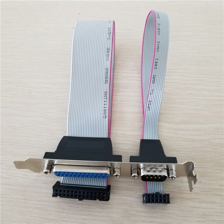 DB25%2025Pin%20Parallel%20Port%20Printer%20LPT%20+%20RS-232%20RS232%20COM%20DB9%209Pin%20Serial%20Port%20Cable%20Cord%20Wire%20Bracket%2030cm%20-%20Image%202