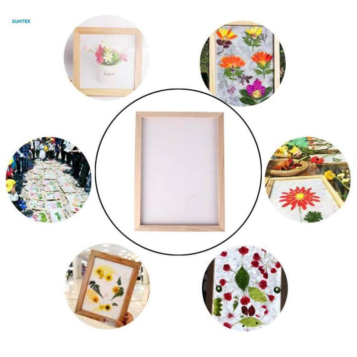 Ancient Paper Making Frame Screen Wooden Paper Making Papermaking Mould Crafts
