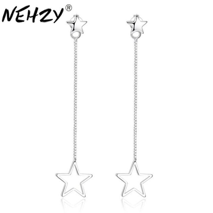 woman Jewellery earrings female star hanging in the long paragraph earrings