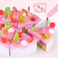 Children's Fruit Cutting Toys Play Home Kitchen Vegetable Baby Boy Girl Cutting Cake Chele Shopkeeper Recommendation. 