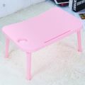 Folding Laptop Table Notebook Desk Breakfast Serving Bed Trays Adjustable Foldable with Flip Top and Legs Computer Desk Stand. 