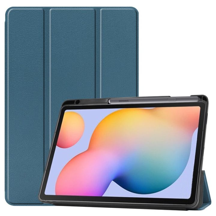 For%20Samsung%20Galaxy%20Tab%20S6%20Lite%2010.4%20inch%20SM-P610%20P615%20Case%20with%20Pencil%20Holder%20Tri-Fold%20Stand%20Cover%20Tablet%20Shell%20For%20Tab%20S6%20Lite%20BQ%20-%20Image%203