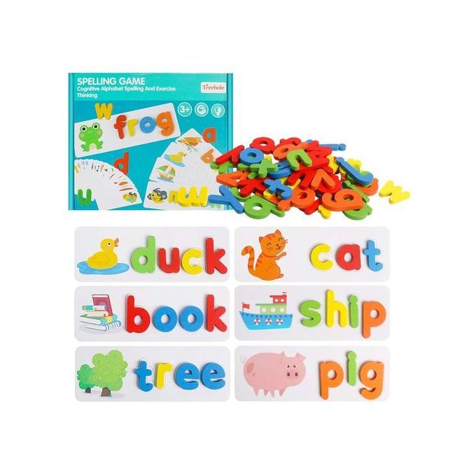 Spelling%20Game%20Toy,%20Matching%20Letter%20Games,%20Flash%20Cards%20Montessori%20Wooden%20Educational%20Toys%20Gifts%20For%20Preschool%20Kindergarten%20Kids%20Boys%20Girls%203%204%205%20Years%20Old%20-%20Image%207