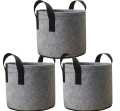 GEO Bag 01 Gallon -1 PCS (dia 7" hight 6"-)  Plant Grow Bags, Synthetic Pot. 