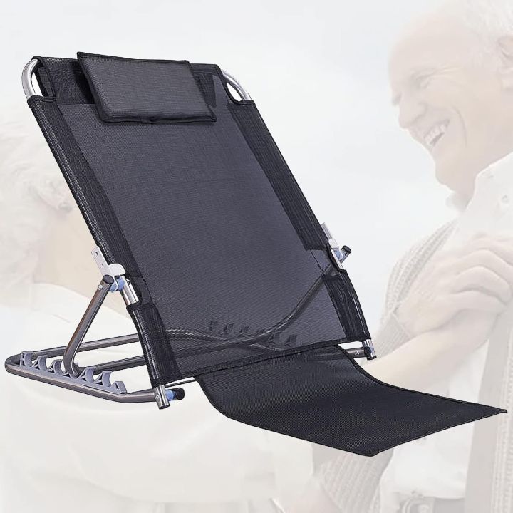 Folding Bed Back Rest - 6-gear Adjustable Backrest Bed Support for ...