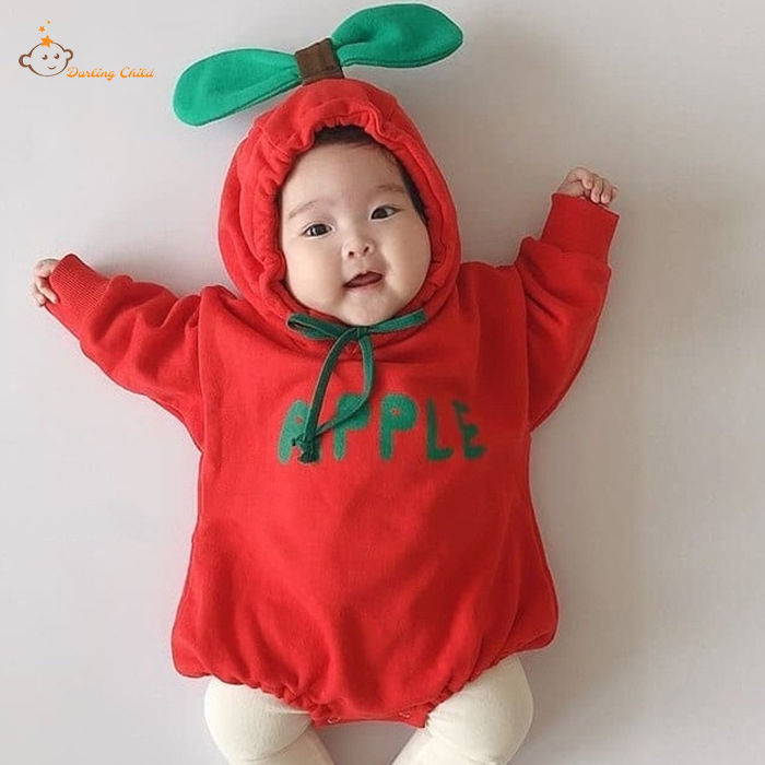 2023 Autumn Christmas Baby Clothes Newborn Baby Girl Cotton