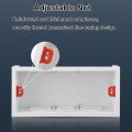 Assemblable Waterproof Box Standard Standard Mounting Box Plastic PVC Universal Junction Wiring Case Recessed Junction Box Wall. 