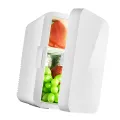 Compact refrigerator small refrigerator door refrigerator and freezer 8L mini refrigerator stylish space saving multiparterpus single door mini fridge. 
