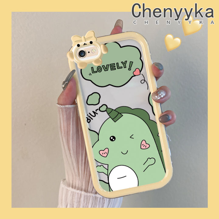 Chenyyka%20For%20iPhone%206%20Plus%206s%20Plus%207%20Plus%208%20Plus%20Case%20Cartoon%20Cute%20Green%20Dinosaur%20Shockproof%20Clear%20Phone%20Cases%20Little%20Monster%20Camera%20Lens%20Protective%20Cover%20Silicone%20Transparent%20Soft%20Case%20-%20Image%209