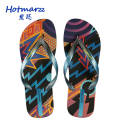 Hotmarzz men's new slippers, non-slip shopping flip-flops, casual trendy slippers to wear in summer. 